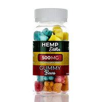 Limited Time Offer : Hemp Gummies - Gummy Bears 500mg - Non-GMO, Made in USA (33-38 Gummies)