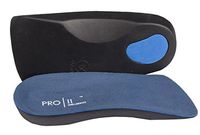 WellBeing Pro 2 Pair of 3/4 Orthotic Insole Support Helps Weak and Fallen Arches Also Plantar Fasciitis 43448 Blue