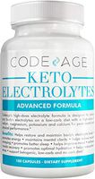 Codeage Keto Electrolyte Supplement (Extra Strength) for a Low Carb Diet or Ketogenic Diet, Calcium Magnesium Sodium Potassium, Electrolytes Powder Salt Pills & Drink Hydration Tablets, 180 Capsules