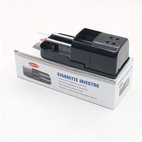 Electric Cigarette Rolling Machine Double Tube Small Portable Cigarette Accessories Men's Gifts@Black