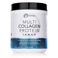 Multi Collagen Powder - Unflavored - 16oz - Lab Tested - Grass Fed Beef, Wild Caught Fish, Cage Free Chicken & Eggshell Membrane - 5 Collagen Protein Powder, Dairy Free, Non GMO, Collagen Supplements