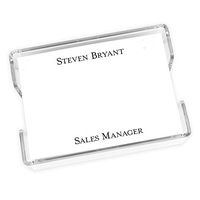 Personalized Highland Agenda with Acrylic Holder