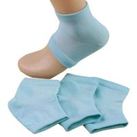 PiggiesC (10pc) Heel Socks Dry Hard Cracked Skin Moisturising Open Toe Recovery Sock Yoga Socks