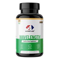 WAVELENGTH - Nighttime Testosterone Booster & Sleep Aid Supplement for Men - Muscle Growth, Rest, Sleep, Fat Loss, GABA, Ashwagandha, L-Theanine | 120 Pills