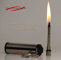 Survival Endless Match Box- Permanent Match- Forever Match- Emergency Fire Starter- Outdoor Survive Tool- Outdoor Emergency Flint Stone Lighter with Keychain for Camping Hiking BBQ