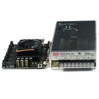 6 X 100W Class D Audio Amplifier TDA7498 w Mean Well 36V 350W Power Supply