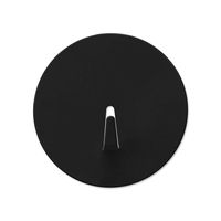 Three By Three Seattle Spot-On! Strong Magnet Hook, Black (24205)