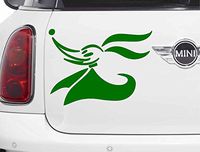 Zero Dog Nightmare Before Christmas (Green 8") Vinyl Decal Sticker for Car Automobile Window Wall Laptop Notebook Etc.... Any Smooth Surface Such As Windows Bumpers