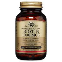 Enhanced Potency Biotin for Hair, Skin Nails 1,000 MCG (250 Vegetarian Capsules)