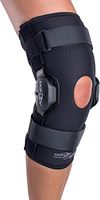 DonJoy Deluxe Hinged Knee Brace, Drytex Sleeve, Open Popliteal, XX-Large