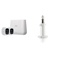 Arlo Pro 2 - Wireless Home Security Camera System with Siren | Rechargeable, Night vision, Indoor/Outdoor, 1080p, 2-Way Audio, Wall Mount | Cloud Storage | 2 camera kit (VMS4230P) w/ Extra Wall Mount