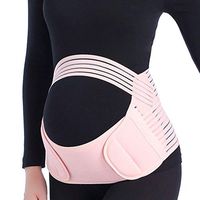 Fullgaden Upgrade Prenatal Maternity Belt - Pregnancy Support - Waist/Back/Abdomen Band, Belly Brace with Adjustable/Breathable, Medium, Pink
