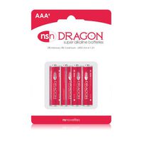 Nsnovelties Dragon - Alkaline Batteries - Aaa - 4 Pack