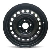 Road Ready Car Wheel For 2007-2012 Nissan Sentra 16 Inch 4 Lug Steel Rim Fits R16 Tire - Exact OEM Replacement - Full-Size Spare