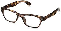Peepers by PeeperSpecs Rainbow Bright Rectangular Reading Glasses, Tortoise, 45 mm, +1.00
