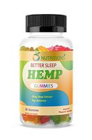 O Nutritions Premium Hemp Gummies with Melatonin -Natural Sleeping Pills for Better Sleep, Pain, Anxiety, Stress and Inflammation Relief