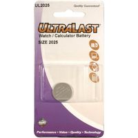 ULTRALAST UL2025 Lithium Button Battery