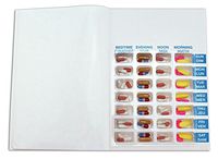 Pill Pak Bi-fold - Weekly Four Times a Day Blister Pack - Jumbo Size Blisters (Jumbo, 10 Pack)
