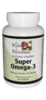 Keto Kurations Enteric-Coated Super Fish Oil Omega-3, Molecularly Distilled, Burp-Less