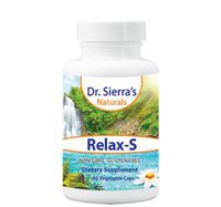 Relax-S All Natural Muscle & Relaxation Herbal Supplement 60 Vegan caps