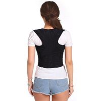 Back Posture Corrector, Adjustable Clavicle & Shoulder Support Brace for Men & Women Under Clothes to Improve Bad Posture, Thoracic Kyphosis, Shoulder Alignment, Upper Back Pain Relief (S)