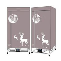 JCJ Clothing Care Machine, Indoor Collapsible Quick-Drying Machine with Double-Layer Capacity 15KG Load-Bearing Stainless Steel Bracket 1500W Power Host, (L × W × H) 75 × 50 × 150cm