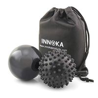 INNOKA Deep Tissue Spiky Massage Ball Set, Physical Therapy Balls for Muscle Knots and Trigger Point Body Pain Release, Stress Reflexology Hot & Cold Exercise, Tension Relief, Foot Back Neck Massager