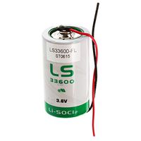 3.6V SAFT LS33600_Wire D Battery 1700mAh Lithium Replaces 61104501 6EW1 and More