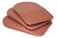 BML 9mm Heel Lifts, 3pk (Ladies Small, Red [Firm])