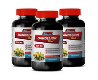 Diuretic Pills Blood Pressure - Dandelion Root 520 MG - Premium Dietary Supplement - Best Dandelion Root Capsules - 3 Bottles 540 Capsules