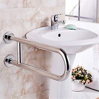 Bathroom Toilet Handrail Stainless Steel Barrier-Free Handle Bathroom Safety Non-Slip Handle for Elderly Pregnant Use