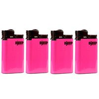 4 Djeep Pink Neon/Hot Body Lighters