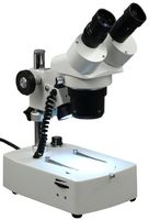 OMAX 5X-10X-15X-30X Binocular Stereo Microscope with Dual Illumination System