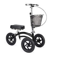 EzGo All Terrain Knee Scooter Off Road Heavy Duty Walker Pneumatic Wheels Easy Steering