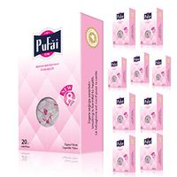 Pufai Cigarette Filters Reusable Regular Tar Blocker 200 Piece 10 Boxes Pink