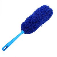 Washable Duster,Acogedor Microfiber Hand Duster for Ceiling Fans, Blinds, Furniture, Shutters, Cars, Delicate Surfaces，Electrostatic adsorption(Dark blue)