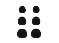 6pcs (B)- S/M/L Replacement Earbuds Eartips Set Compatible with Plantronics Backbeat Go 2 in Ear Earphones Headphones