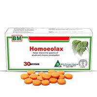 Homeolax 30 Tablets, A Gentle Herbal Laxative That Relieves The Spasms of Acute and Chronic Constipation, Fast Acting Effective Relief with No Side Effects