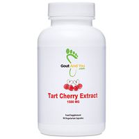 Tart Cherry Extract Capsules with Maximum Potency -1500 mg - 90 Vegetarian Capsules