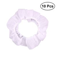 Disposable Toilet Seats ULTNICE Covers 10Pcs Portable Non-Woven Travel Standing-Residential Toilet Cushion Covers (White)