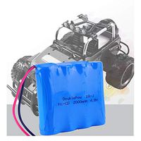 Leoie Doublepow 4.8V Rechargeable Battery 2000mah Ni-cd Battery for Cars 4.8v RC Boat