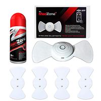 Back Pain Relief Kit by MedZone Relax, Ease Pain, Soothe Sore Muscles, Comfort, Massage Bundle, Includes Tens Unit Massager, Penetrating Pain Relief Roll on and Extra Tens Pads All in one kit.