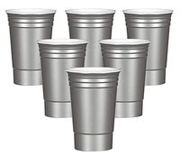 The Cup 16oz Reusable Cup (silver, 6)