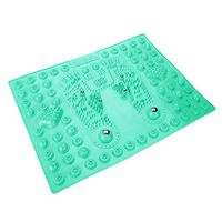 Foot Massage Mat, Walking Massager Pad for Pain Relief( Green)