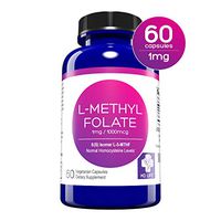 MD. Life L-Methylfolate 1mg – Active Folate 5-MTHF, Professional Strength Methyl Folate - Immune Support, Essential Amino Acids– Vegan Gluten-Free - 60 Capsules…