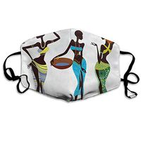 Face Mask African Women Designer Cycling Half Face Earloop Dust Mask for Boys