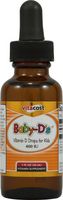 Vitacost Baby-D's Liquid Vitamin D Drops 400 IU 1 fl oz (Twin Pack)