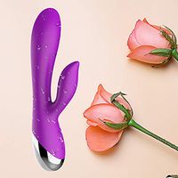 Lightweight Computer LED Vibrator -7 Speed USB Cable Rechargeable Waterproof Heating ModeWand Massager Design for Various Part