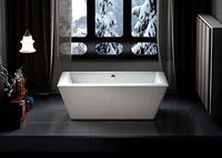 Carver Tubs - Journey 71" Freestanding Soaking Tub - 71"L x 32"W x 24"H - White Acrylic (Oil Rubbed Bronze Drain/Overflow)