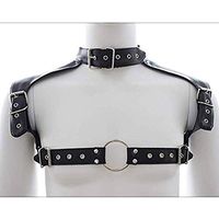 Lsinyan Lsinyan Comfortable and Soft Leather Adjustable Halter Neck Collar Harness Belt Club Wear Costume Men's Lingerie for Him